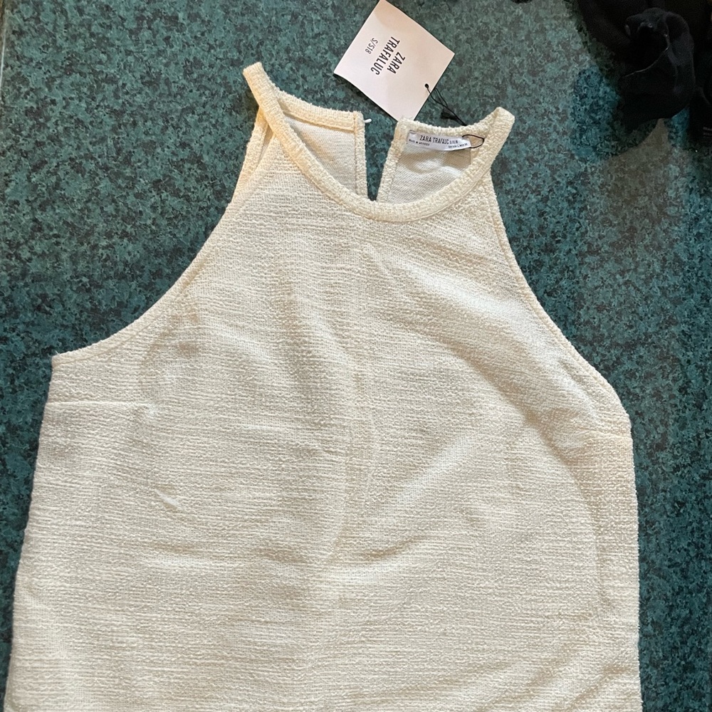 Zara white blouse